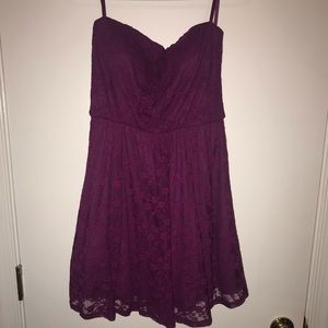 Purple dress